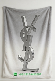 Yves Saint Laurent Throw Blankets